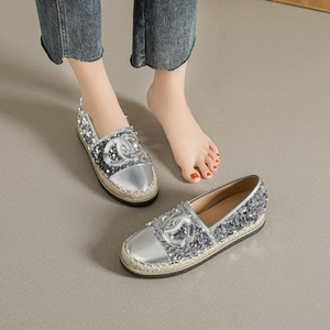 Glitter Espadrilles For Small Feet TS329