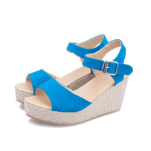 Petite Open Toe Wedge Heel Sandals ES88