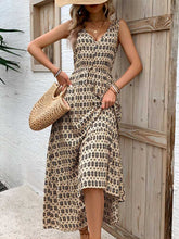 Petite Printed Sleeveless Dress PCD36