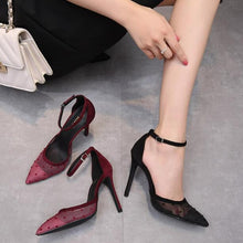 Petite Size Lace Mesh Suede Leather Shoes TS250