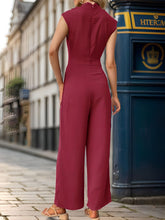 Petite Sleeveless Solid Color Jumpsuit PCD27