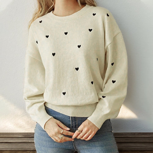 Petitre Love Round Neck Sweater PCD32