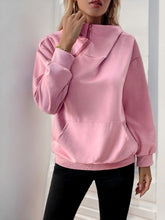 Pink Hooded Sweatshirt For Women PCD59