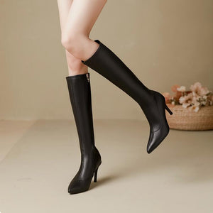 Size 3 Pointy Long Boots For Petite Feet TS232