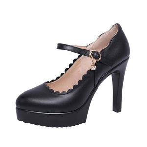 Small Feet Mary Jane Platform High Heels AP99