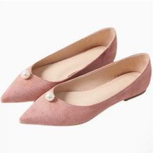 Small Feet Pointed Suede Flat Heels MS593