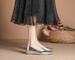 Small Size Pointed Wedge Pump Shoes TS185