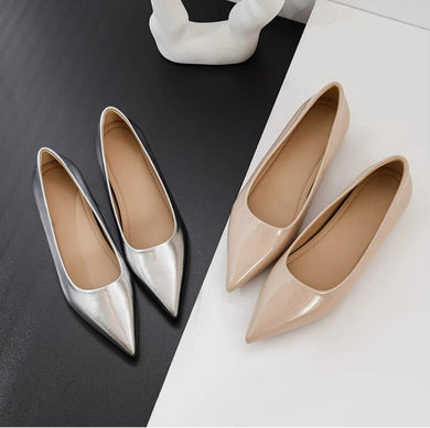 Small Size Pointed Wedge Pump Shoes TS185