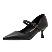 Small Size Pointy Mary Jane Pump Shoes ES121