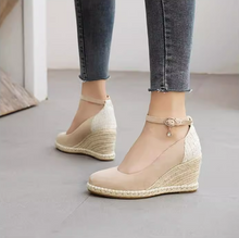 Women's Closed Toe Wedge Espadrilles TS322