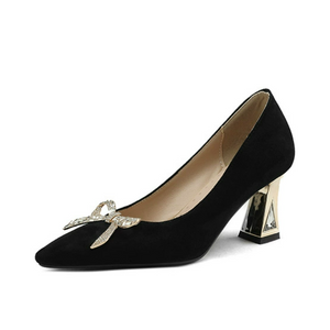 Women's Petite Size 2 Metal Heel Pointy Shoes MS588