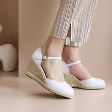 Women's Small Feet Ankle Strap Wedge Shoes MS113