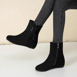 Women's Small Feet Inner Heel Wedge Boots TS143