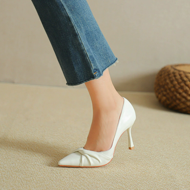 Women's Small Size Pointed Pump Shoes TS298