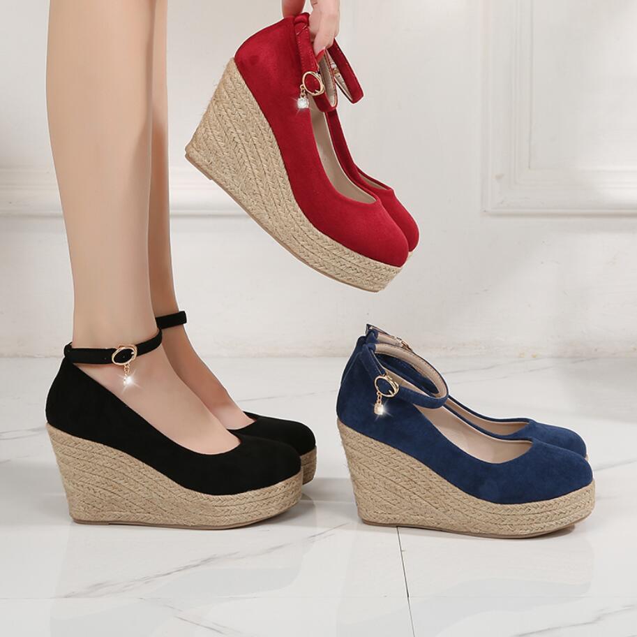 Ankle Strapping Shoes, Ankle Wrap Shoes & Wedges