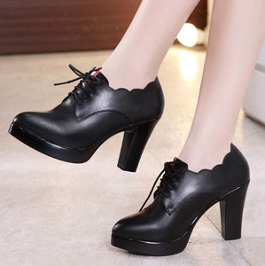 Petite Size Lace Up Oxfords AP209