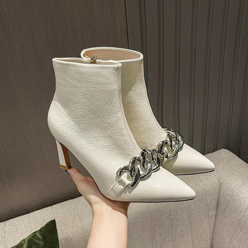 Pointy Ankle Boots For Small Feet GS219