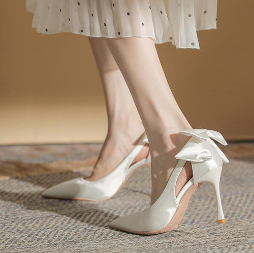 Small Feet Satin Pump Shoes GS328