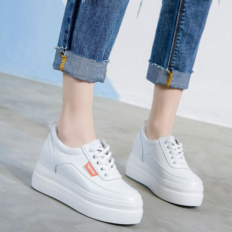 Small Size Leather Fashion Sneakers SS187 - AstarShoes