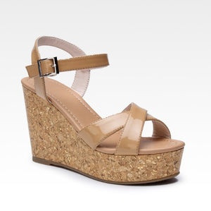 Small Size Wedge Heel Ankle Strap Sandals Tracy